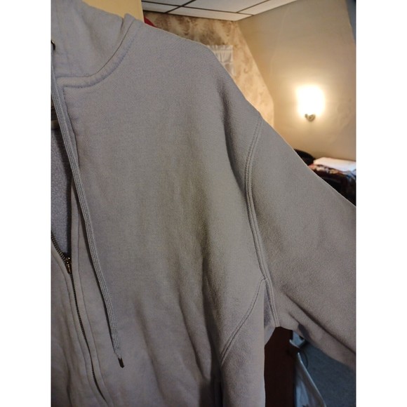 Gloria Vanderbilt Sport Zip Up Hoodie Light Blue Womens 2X b7r - Picture 5 of 12